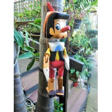 Pinocchio Hanging Mobile - Hand Crafted - with movable arms & legs   222626530632
